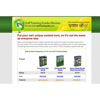 ClickBank Golf Review Website ClickBank Golf Review Website