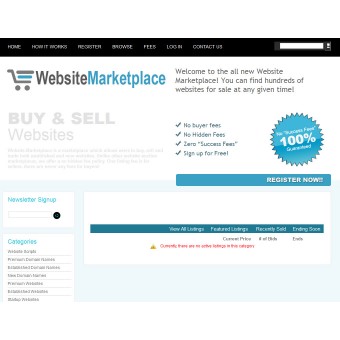 Website Auction Marketplace Website Auction Marketplace