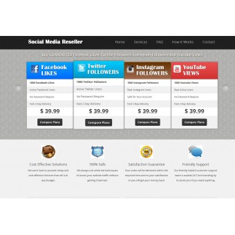 Social Reseller Website Social Reseller Website